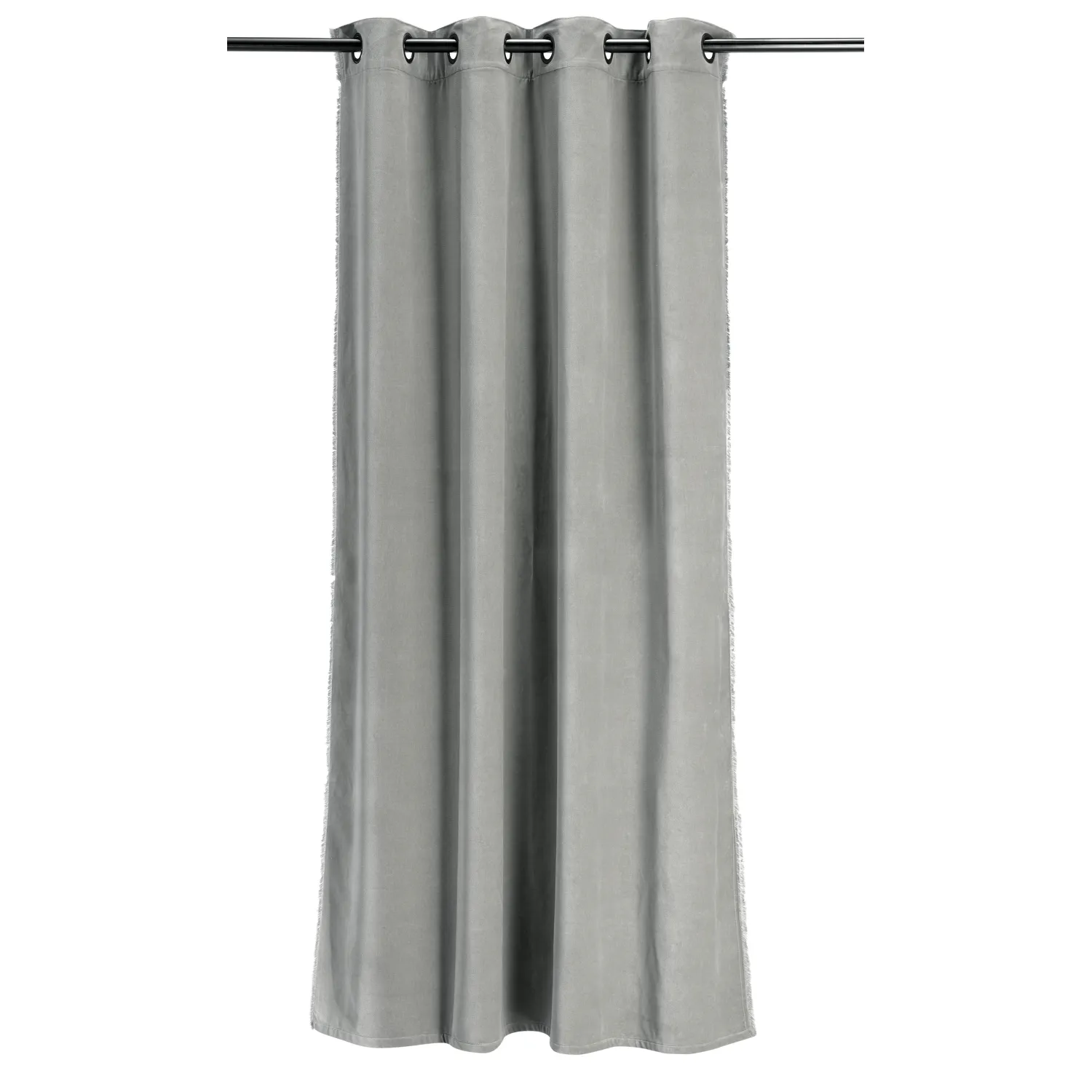 Rideau d'intérieur Vivaraise en coton 100% - Perle - Tissu épais occultant - 135 x 280 cm