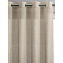 Rideau voile Zeff Vivaraise en lin-coton naturel 140 x 280 cm - Happy Garden