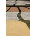Tapis extérieur Zeno Vivaraise - Tapis rond en polypropylène, diamètre 200 cm, couleur bois cèdre