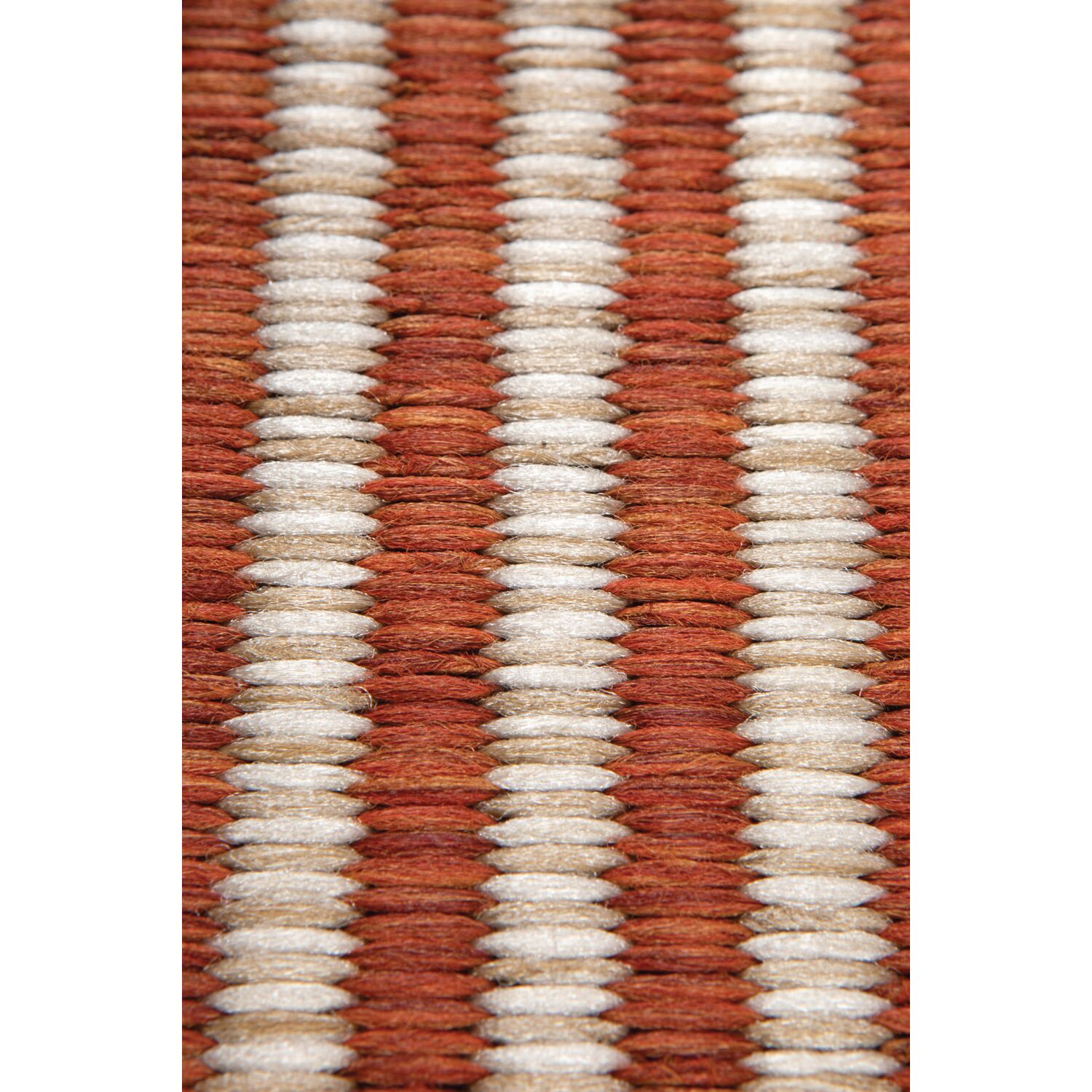 Buitenmat Vivaraise Slava in terracotta polypropyleen - 120 x 170 cm