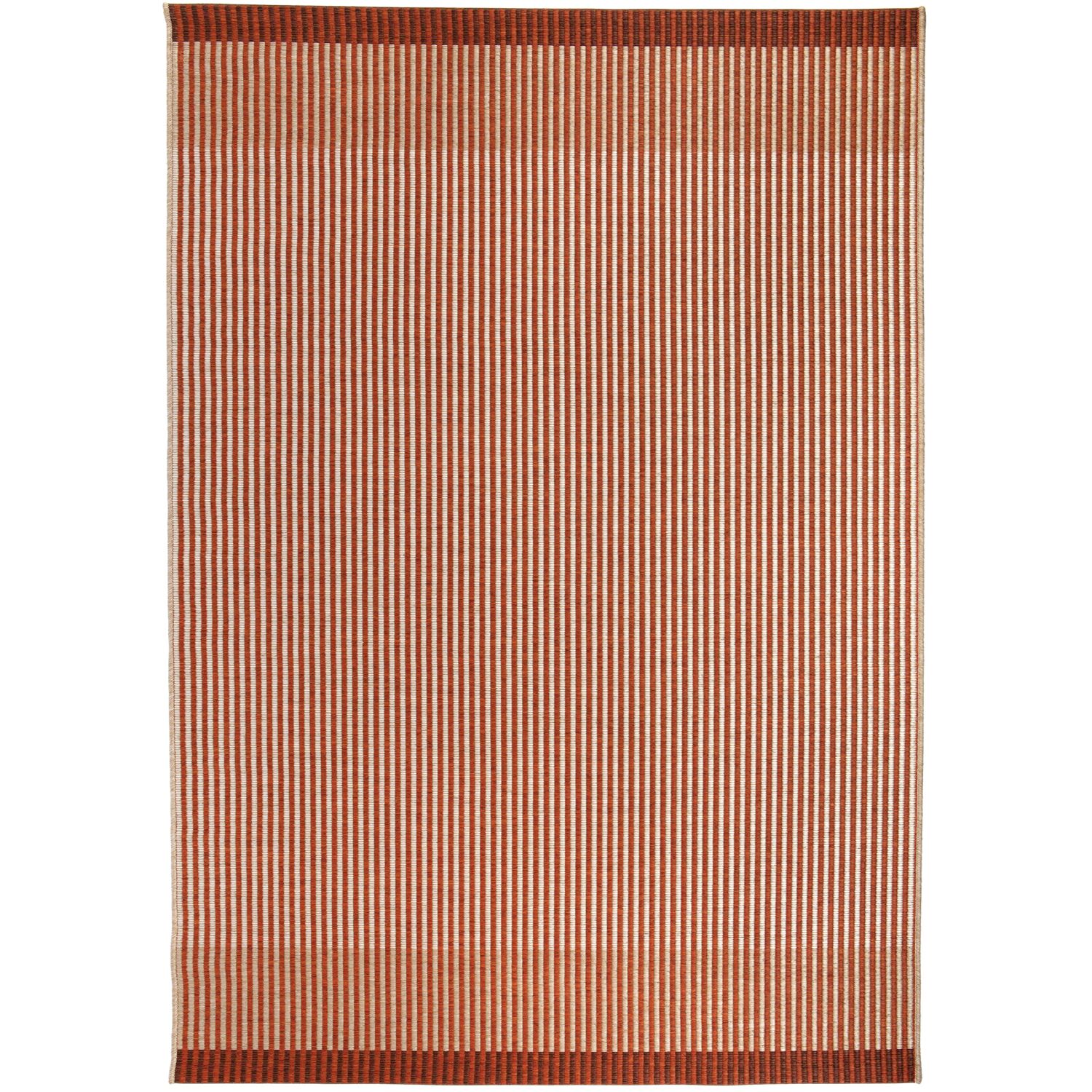 Tapis extérieur Slava en polypropylène Terracotta - Vivaraise