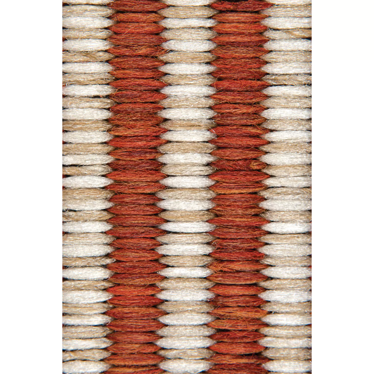 Tapis extérieur Slava en polypropylène Terracotta - Vivaraise