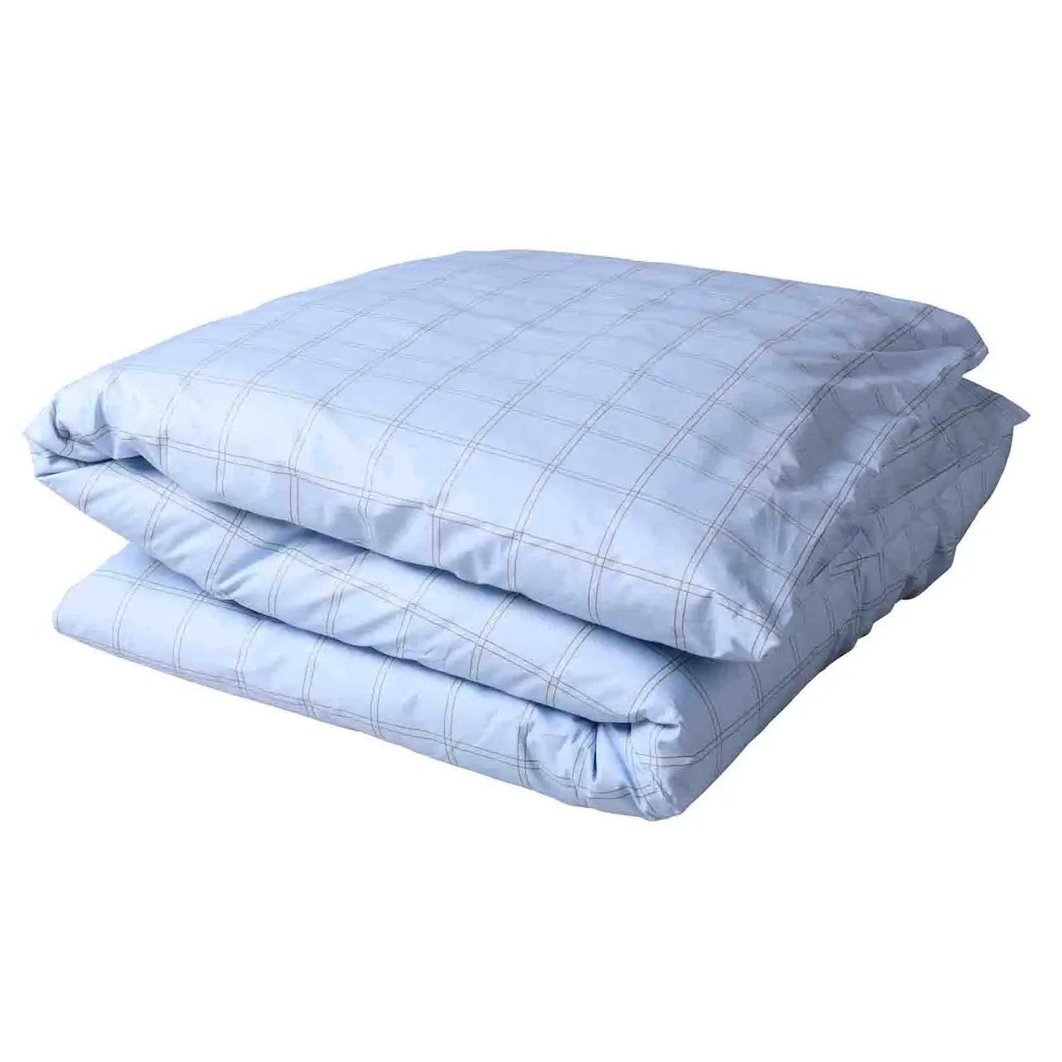Housse de couette Chloé - Ciel, 160 x 210 cm, en coton 100% percale