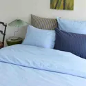 Housse de couette Chloé - Ciel, 160 x 210 cm, en coton 100% percale