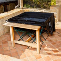 SOMAGIC - Copertura L 200 x L 100 x H 65 cm per mobili da giardino