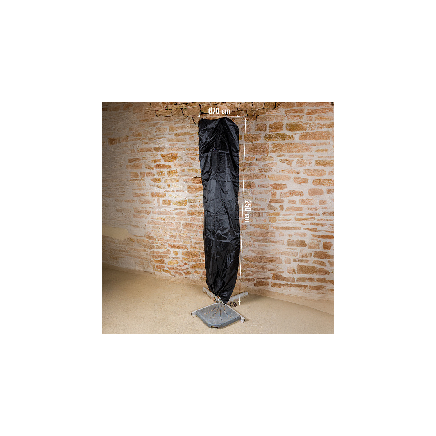 SOMAGIC - Copertura Ø 70 x H 250 cm per parasole remoto