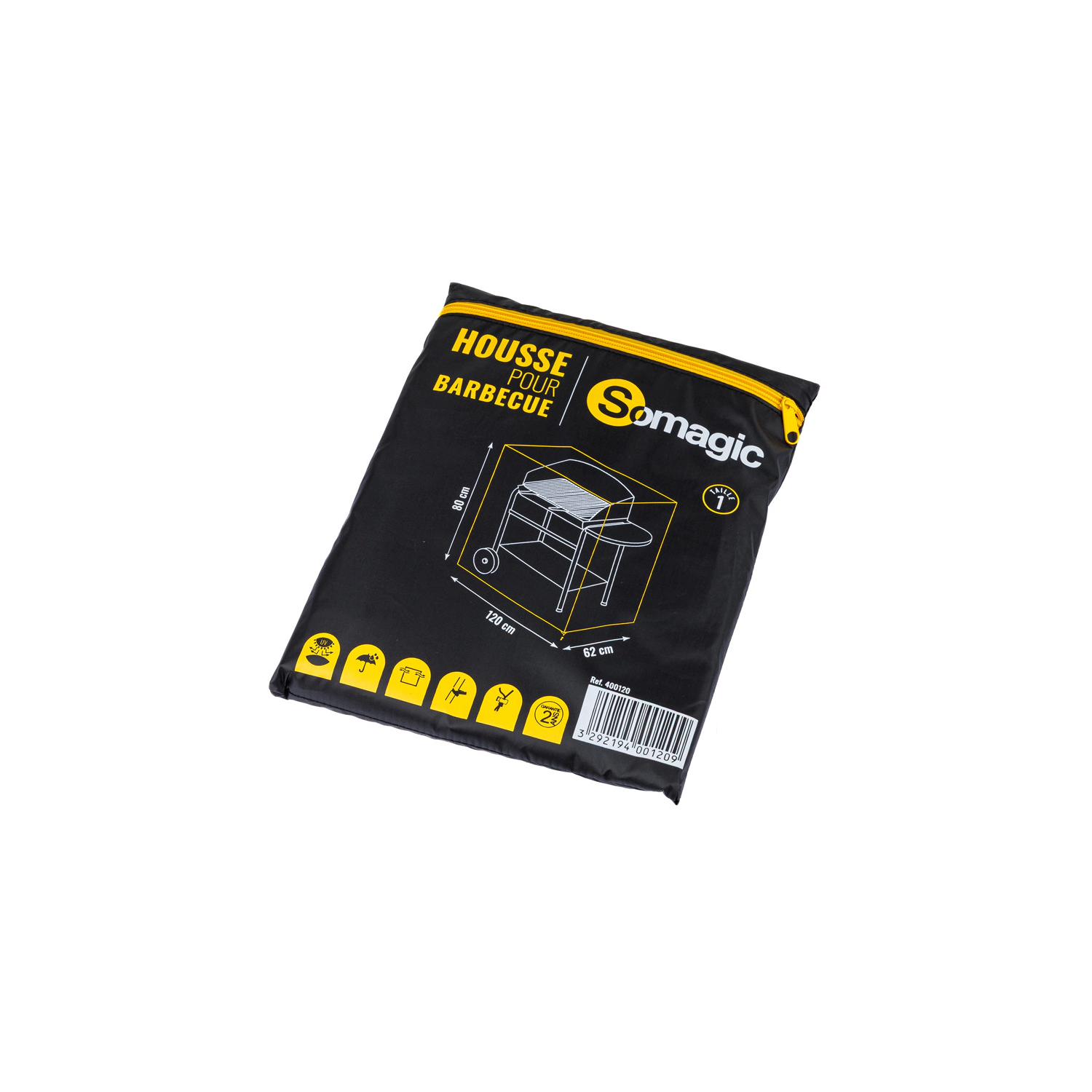 SOMAGIC - Coperchio L 120 x L 62 x H 80 cm per barbecue