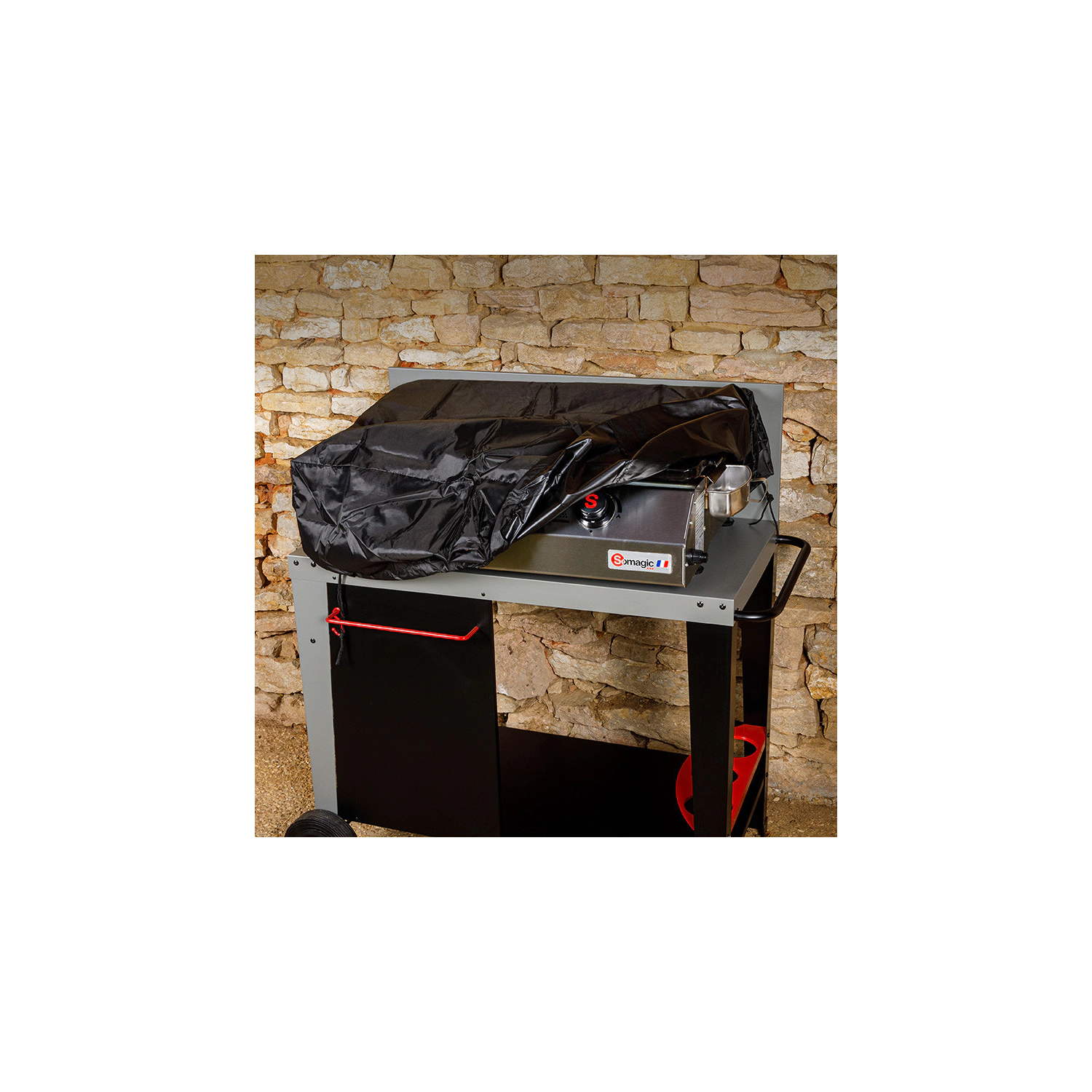 SOMAGIC - Cobertura L 83 W 54 x H 27 cm para placa de grelhar