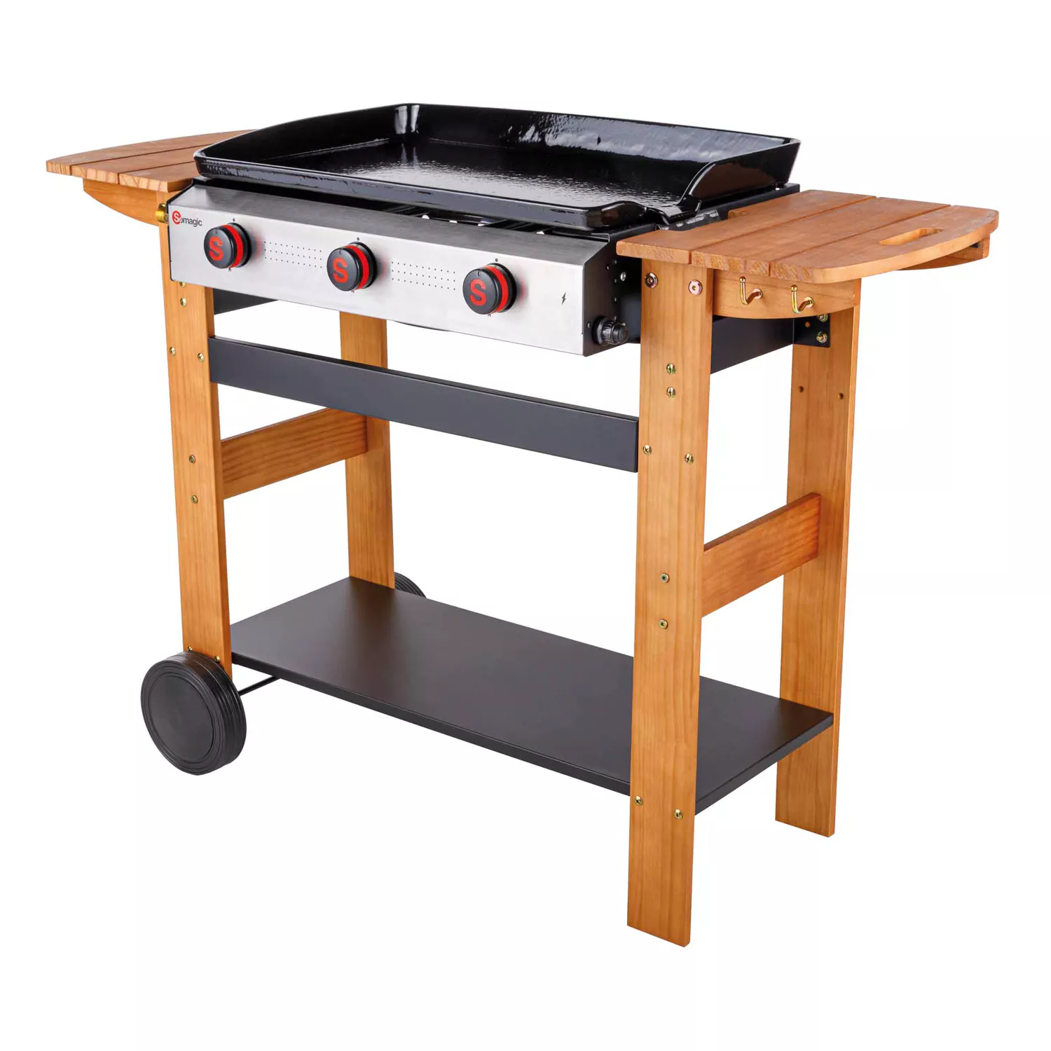 SOMAGIC - SAN SEBASTIAN plancha à gaz 3 brûleurs 8kW