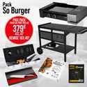 SOMAGIC - Plancha au gaz spécial burger SO BURGER - 5,6kW