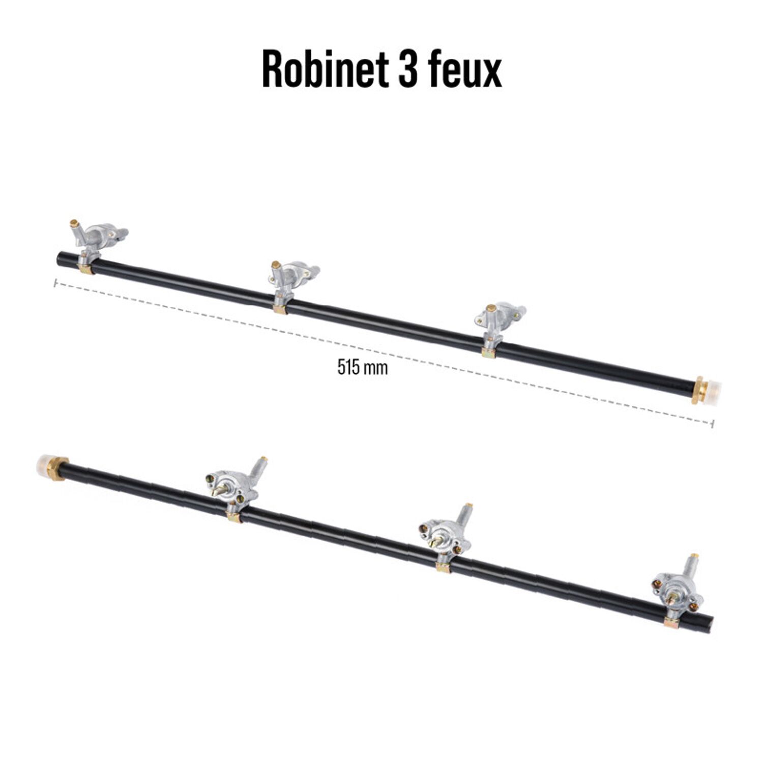 Robinetterie 3 feux