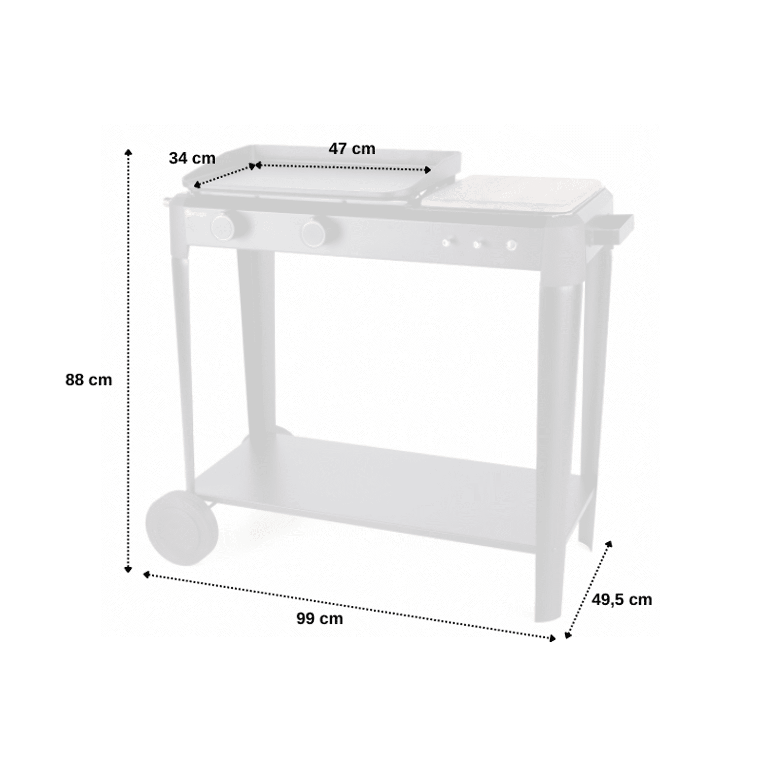 SOMAGIC - Plancha au gaz Hendaye 250