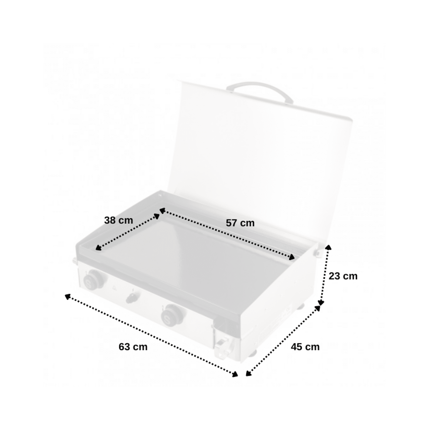SOMAGIC - Plancha à gaz à poser ARENC