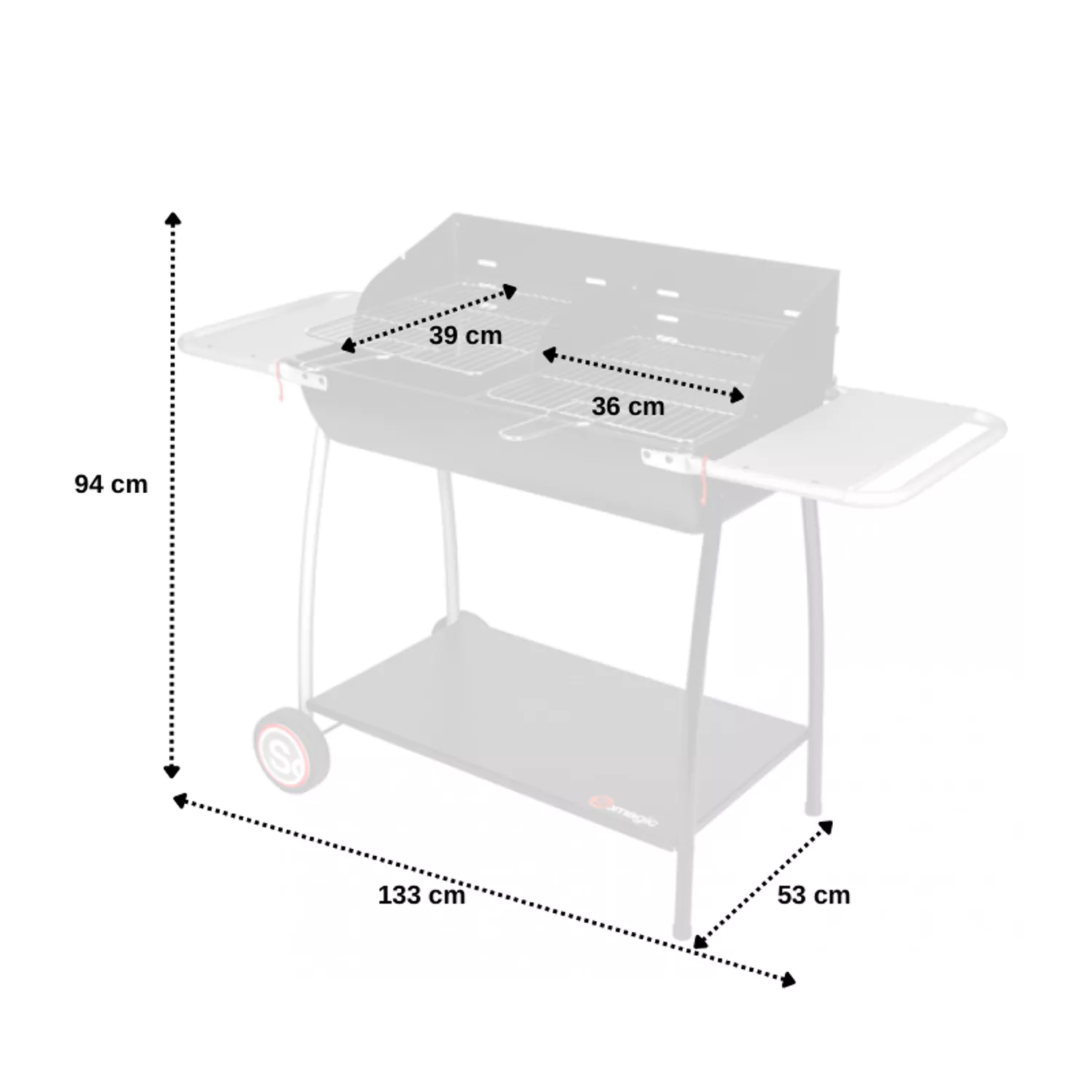 SOMAGIC - Barbecue au charbon MALAGA