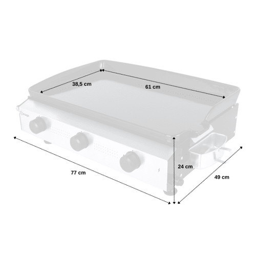 SOMAGIC - 3-pits gasplaat...