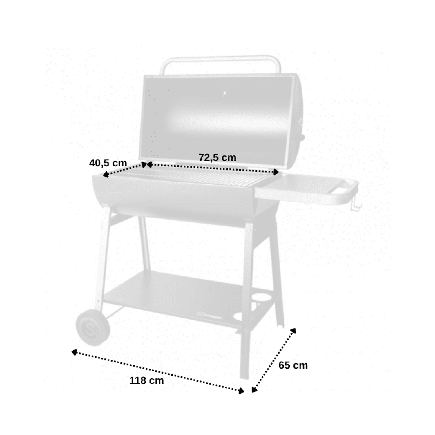 SOMAGIC - Barbecue au charbon BRASILIA