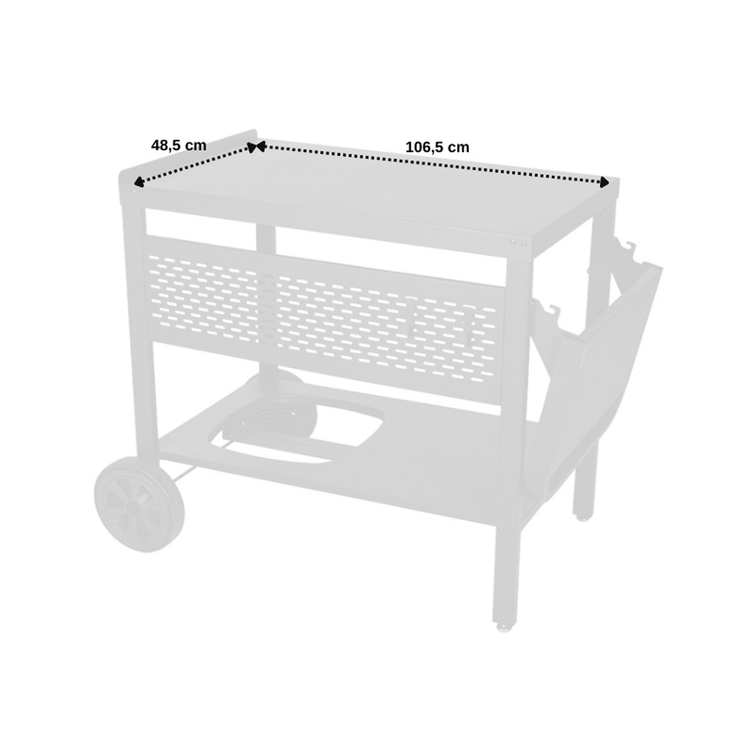 SOMAGIC - Desserte en métal KELIA