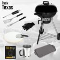 Set barbecue a carbonella Texas SOMAGIC