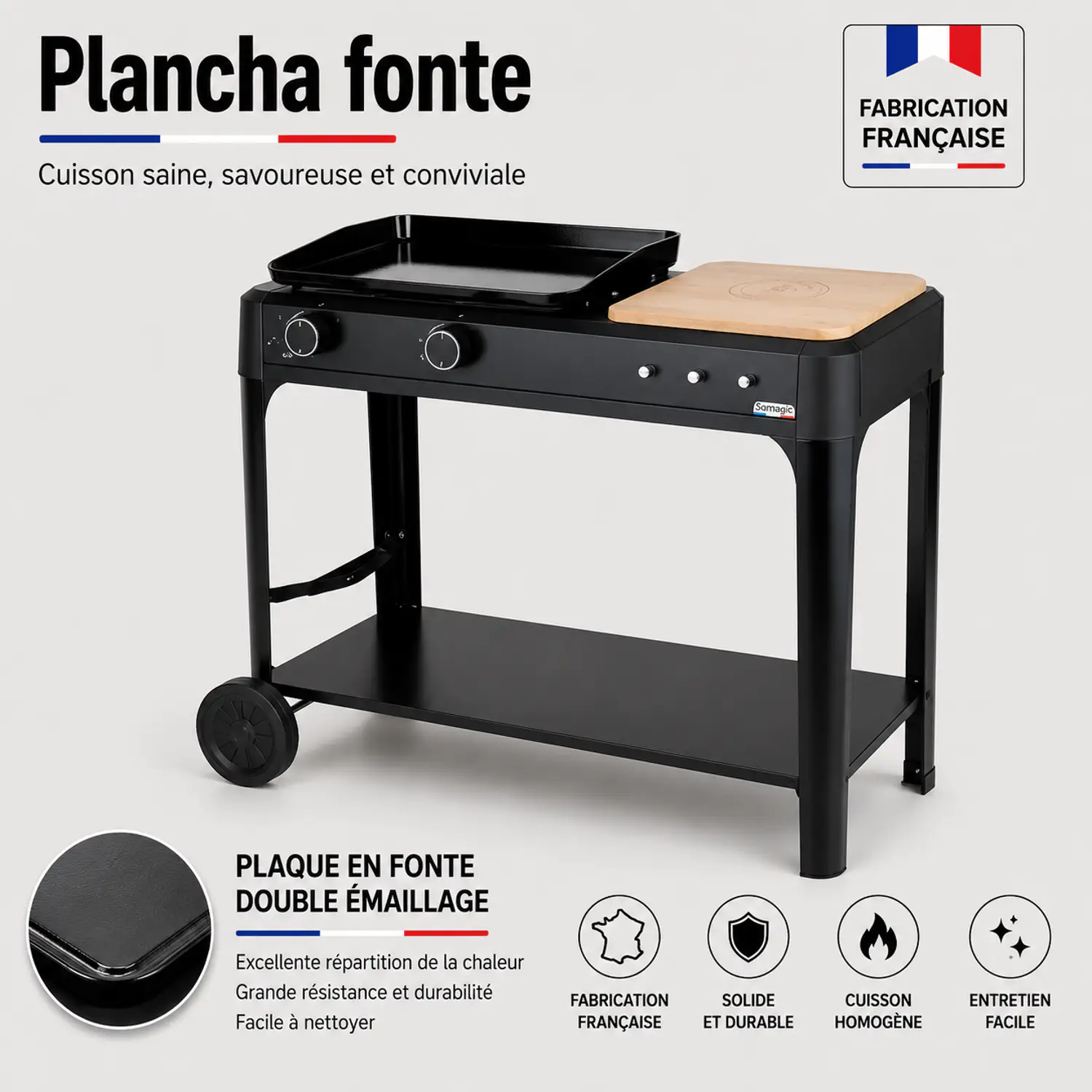 SOMAGIC - Bakplaat Hendaye 250