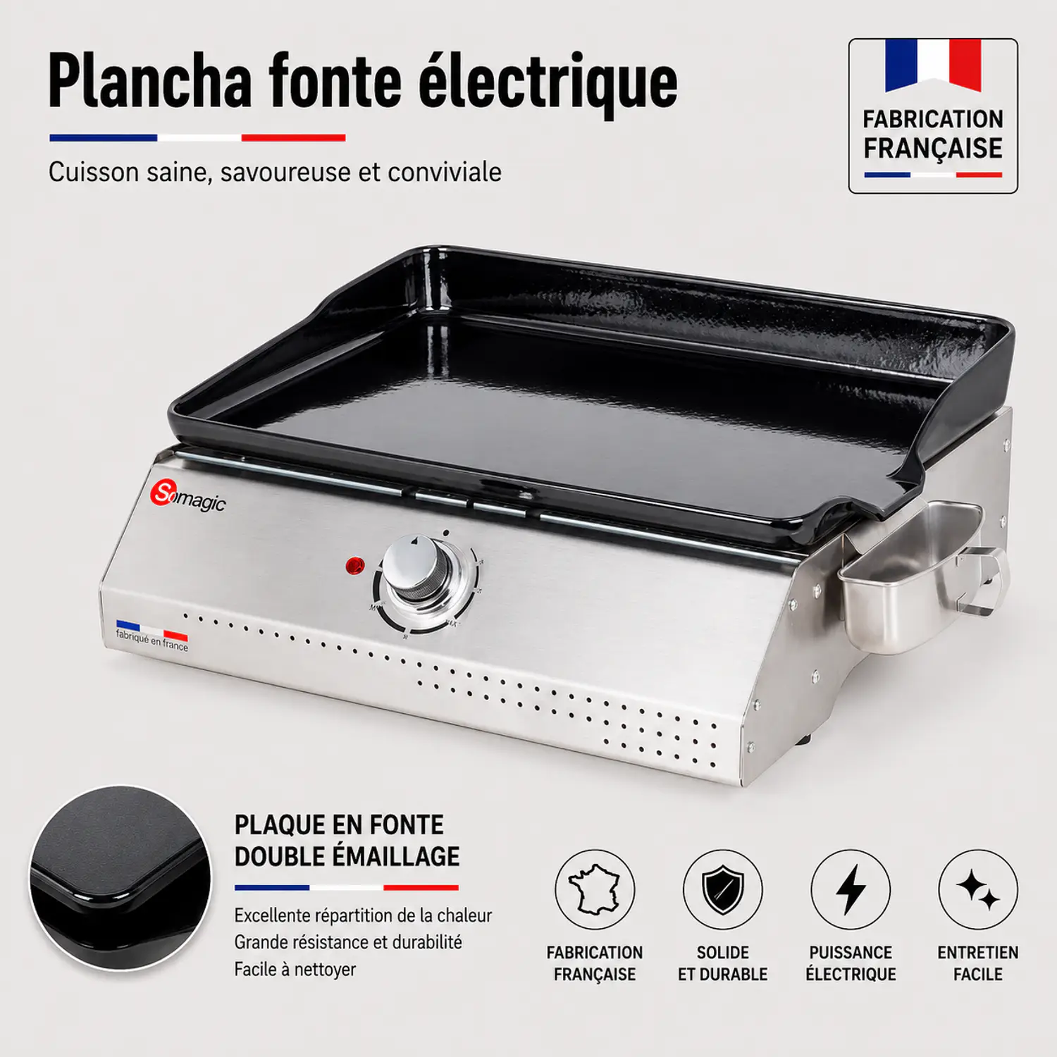 SOMAGIC - Plancha électrique TELIA