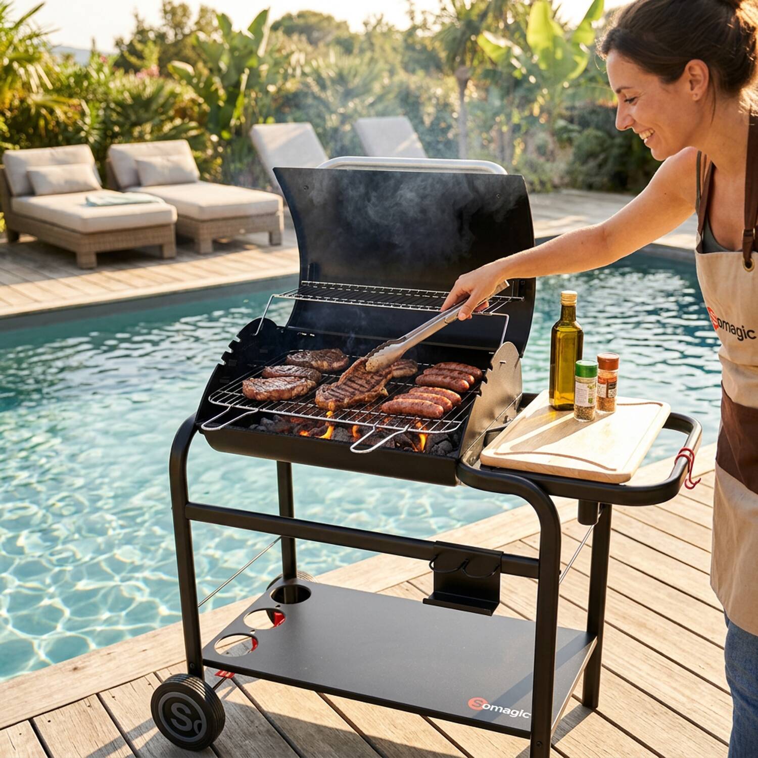 SOMAGIC - Houtskoolbarbecue VULCANO 2600