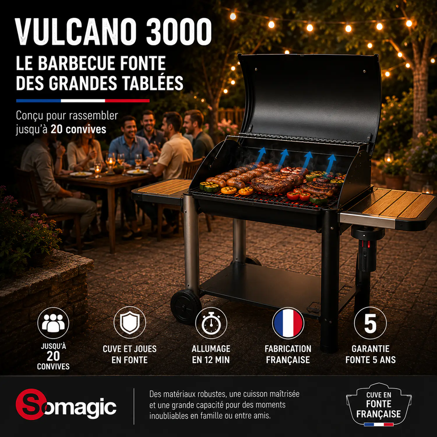 SOMAGIC - Barbecue a carbonella