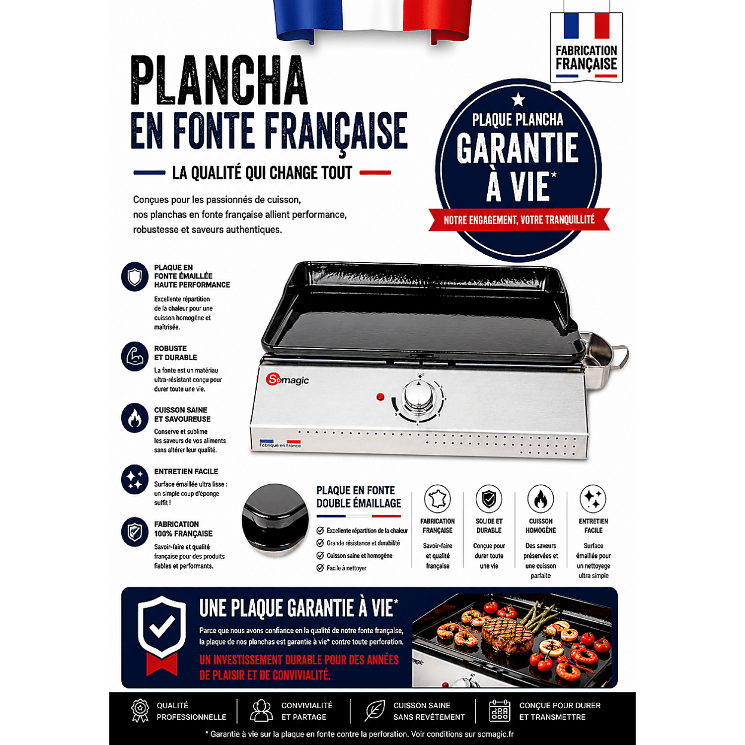 SOMAGIC - Plancha électrique TELIA