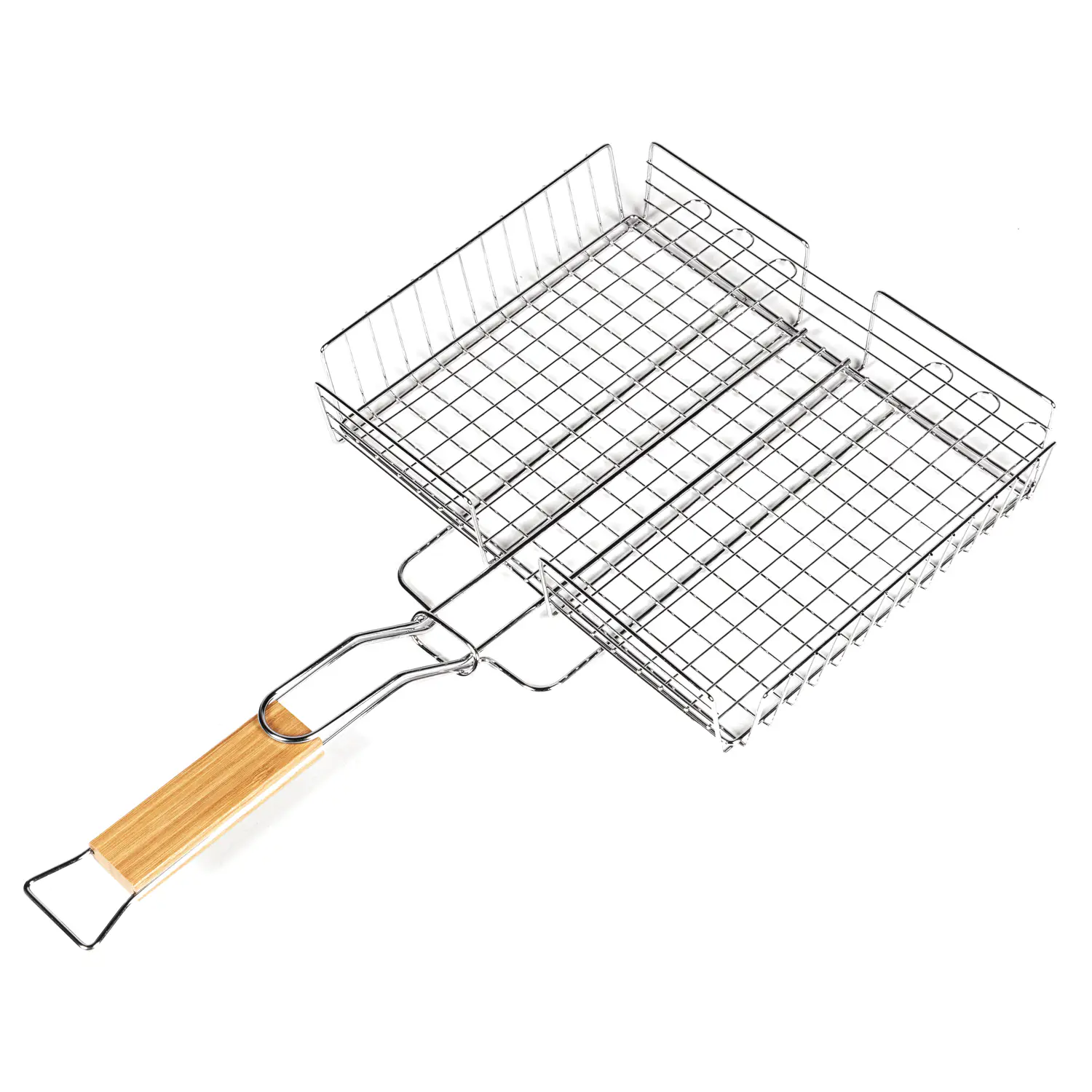 Grille rectangulaire en acier chromé Somagic 32 x 25 cm
