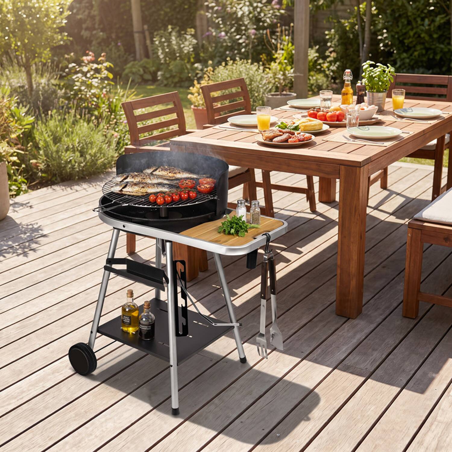 SOMAGIC - Barbecue charbon PORT GRIMAUD