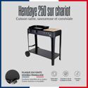 Plancha gaz sur chariot - Happy Garden