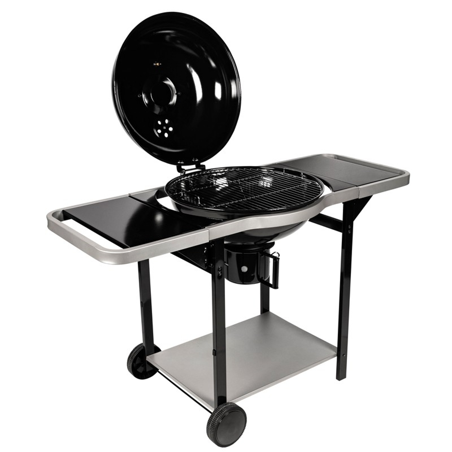 SOMAGIC - Barbacoa de carbón Ball + Carro Woodcreek